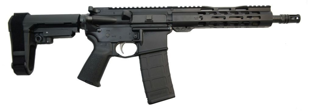 PSA 11.5" 5.56 1/7 PHOSPHATE 10.5" LIGHTWEIGHT M-LOK MOE EPT SBA3 PISTOL